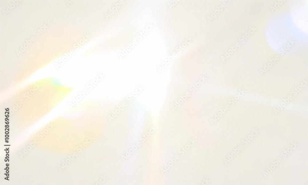 Poster a bright white light bursts from the center of the frame, creating a lens flare effect with streaks 