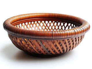 A beautifully crafted woven basket