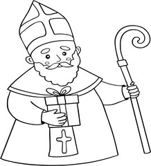 Saint's Day icon on transparent background