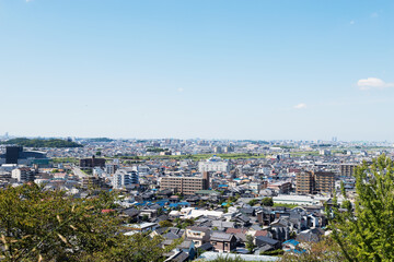 柏原市の街並み