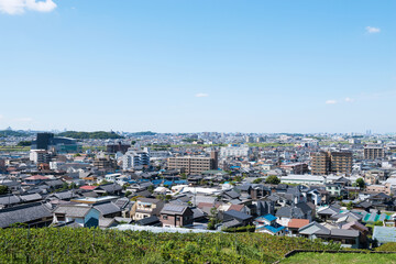 柏原市の街並み