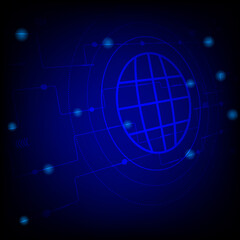 background with globe