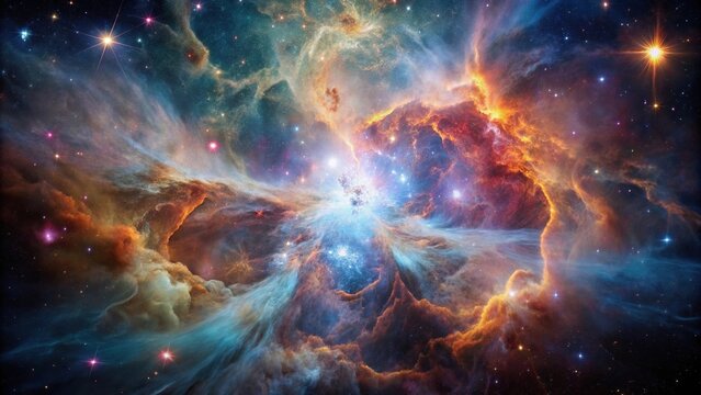 A stunning image of an aerial nebula formation in the interstellar medium