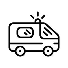 Ambulance Icon for Emergency Services