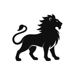  Lion logo icon silhouette vector illustration