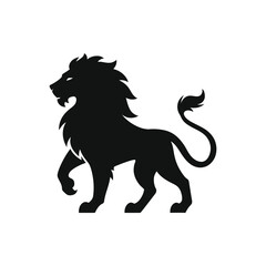  Lion logo icon silhouette vector illustration