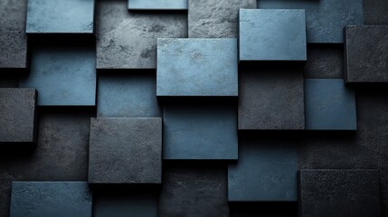 Cyan and black flat background with a clean horizontal split and smooth texture 