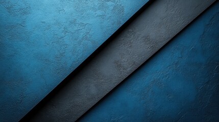 Cyan and black flat background with a clean horizontal split and smooth texture 