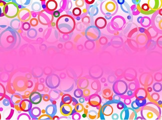 Half-tone bright background made of colorful balloons and gradient for text