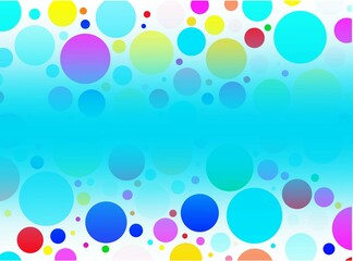 Half-tone bright background made of colorful balloons and gradient for text