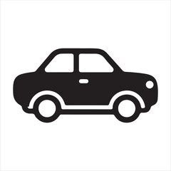 Obraz premium Vintage car silhouette vector design art. AI
