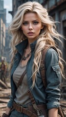 Fototapeta premium Fantasy Apocalyptic