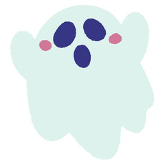 Little Ghost Cute Halloween illustration