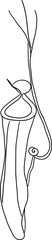 hand drawn illustration of a sketch of a nepenthes mirabilis