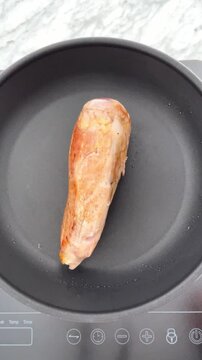 Broiled to perfection, delicious and tender juicy pork tenderloin.