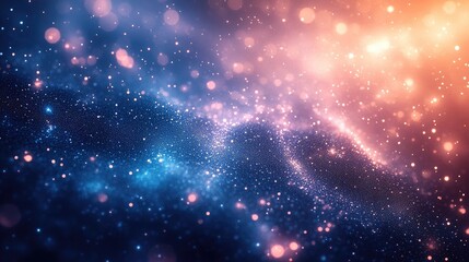 Fototapeta premium Soft Gradient Transition from Navy Blue to Sky Blue for Background Design
