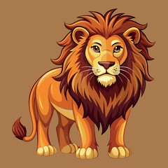 Lion vector image illustration and artwork