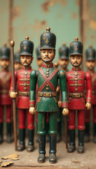 Vintage Toy Soldiers - Christmas theme