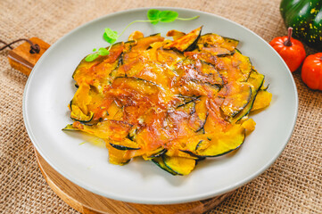 かぼちゃのチーズガレット