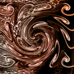 Abstract background works mainly with leopard pattern