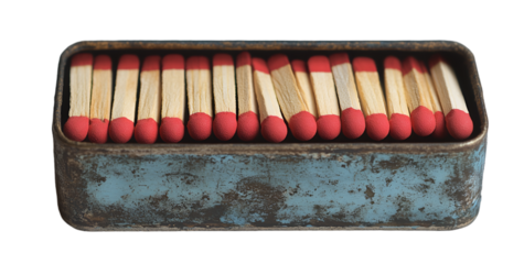 a box of matches. 