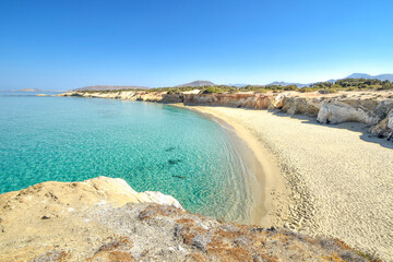 Hawaii Beach, a pristine natural beach on the Greek island of Naxos