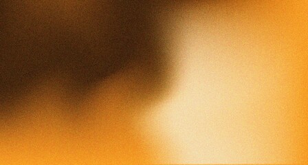 Yellow and dark brown background with grainy noise and blur