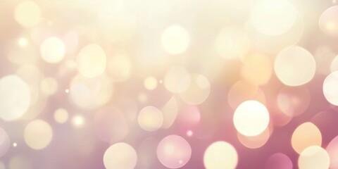 Soft dreamy lights create blurry circular shapes in a pastel palette, adding a romantic touch to projects