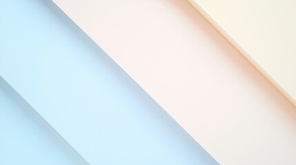 Mesmerizing geometric shapes on pastel paper create a modern, elegant backdrop. Soft blue, pink, and white hues blend for a clean, artistic design. Perfect for unique backgrounds
