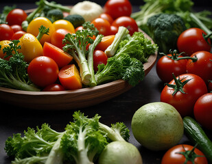 fresh and healthy vegetables food for vegetarian