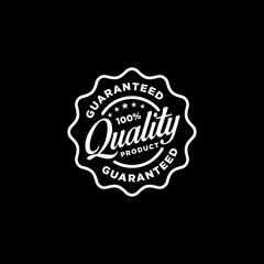 Fototapeta premium Quality product guarantee vector stamp