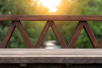 Truss bridge construction with triangular frameworks for strength over rivers or railways, bridge construction, classic engineering design