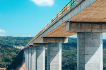 Double-deck bridge construction for supporting two levels of traffic or transport, bridge construction, urban multi-use infrastructure