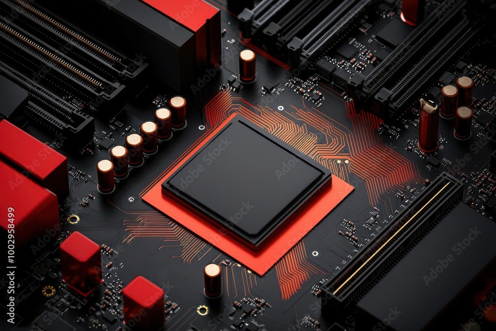 Poster high-performance circuit board for gaming consoles with advanced graphics processing, circuit board,