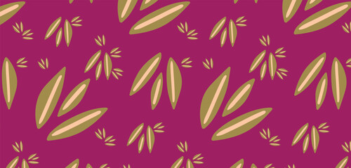 	
abstract leaves pattern. Vector Illustration.	
