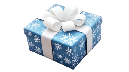 Christmas Gift Boxes Isolated on Transparent PNG.