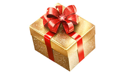 Obraz premium Christmas Gift Boxes Isolated on Transparent PNG.