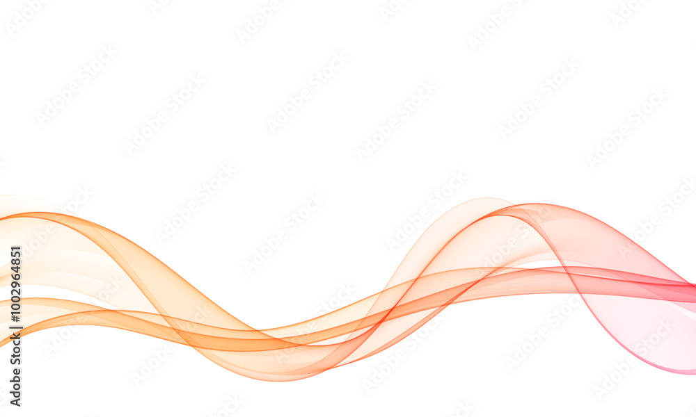Poster abstract smooth wave background. wave motion flow curve.