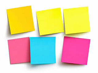 Fototapeta premium Colorful Sticky Notes, Post-It, Stick Notes, Office Or Home Us