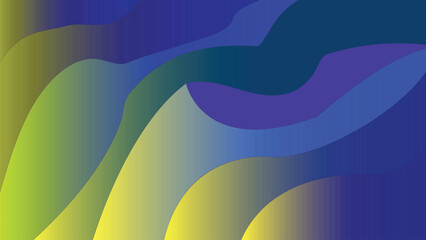 blue green yellow gradient wavy wallpaper background