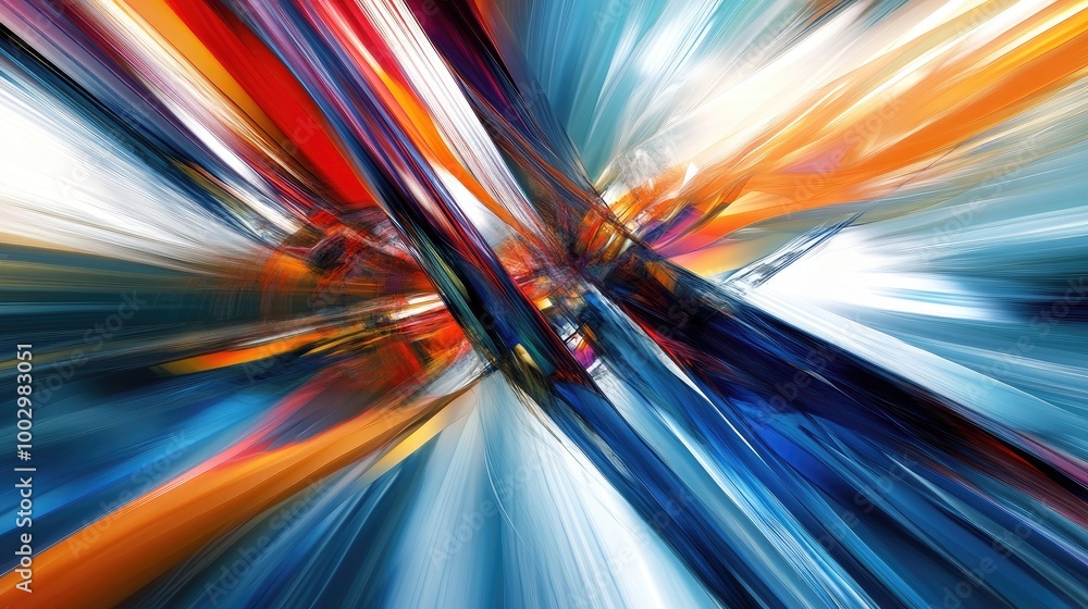 Poster dynamic abstract colorful motion background
