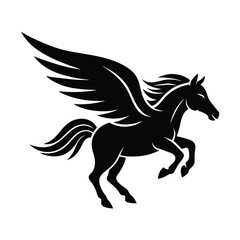 horse  logo icon vector design