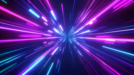 Obraz premium A vibrant, colorful explosion in a dark background. It is a dynamic and energetic scene. abstract background