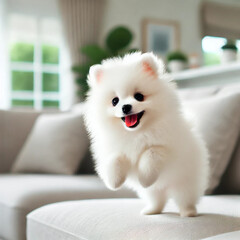 Adorable Pomeranian Puppies in Fun and Playful Moments &ndash; Caf&eacute;, Makeup, Nature, Beach, and Home Adventures