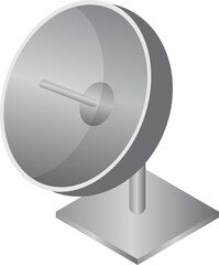 satellite dish icon Data communication and distribution