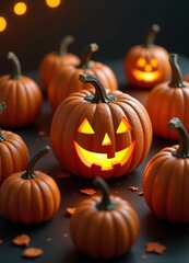 Fototapeta premium Halloween is a festival celebrated annually on the night of October 31st.