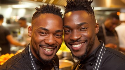 two Happy gay man having fun together