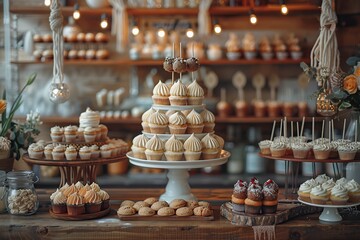 Gourmet Cupcakes Dessert Table