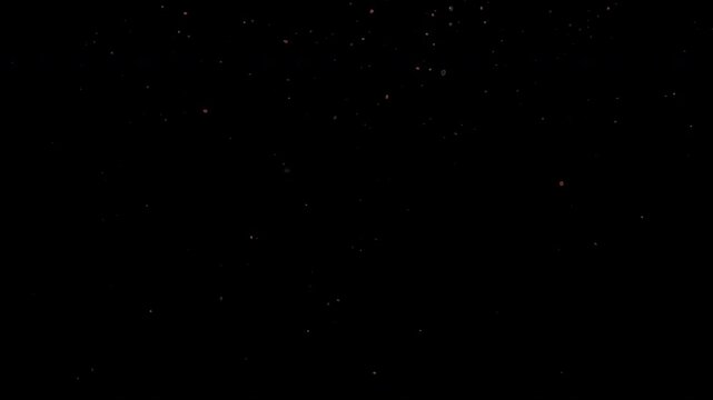 Light Ashes Drifting Falling Floating Through Air Element Alpha Channel 02