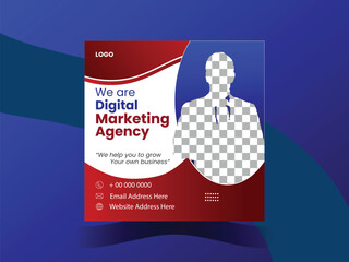 Creative and Corporate Social Media Design Templated.